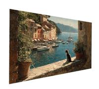 Diamond Painting Gatto Diamond Painting by Numbers 50 x 100 cm, Fai Da Te Kit Punto Croce Pittura Diamante Porta, 5D Diamantini Crystal Art Dipingere Con I Numeri per Decorazioni Casa, Regalo JXL-8674