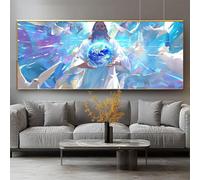 Diamond Painting Gesù Diamond Painting Bambina Piccione Cheerful Pittura, DIY Diamantini Crystal Art Quadri con Perline Principianti Ricamo a Punto Croce Pittura, Decorazione Casa 50x80cm 0-sy856