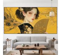 Diamond Painting Giappone Diamond Painting 40x100cm Diamantini Crystal Art Principessa,2025 Nuovo Fai Da Te Pittura Diamante Kit Completo,Adulti Mosaico Kit Punto Croce,Decorazione Regalo QO-1001