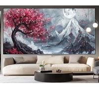 Diamond Painting giapponese Diamond Art Kits Adults Large Diamond Painting Montagna 150 x 60 cm Cross Stitch Embroidery DIY Paint by Numbers Full Square Diamante Art Crafts living Room Decor Gifts I92