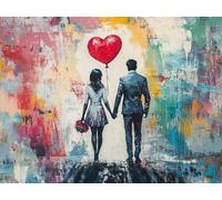 Diamond Painting gotico Diamond Painting Kit Completo Come 5D Pittura A Diamante per Adulti, Fai Da Te Mosaico Diamantini Crystal Art, Strass Ricamo A Punto Croce, Regalo Donna Uomo 40x50cm G-130