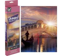 Diamond painting GRAFIX Ponte di Rialto 30 × 30 cm