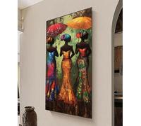 Diamond Painting Grandi Dimensioni 100x50cm,Fai da Te 5D Diamond Painting Africa Crystal Art Disegni con Perline da Attaccare,DIY Donna Pittura Diamante Adulti kit per Decorazioni Casa,Regali 0R-774