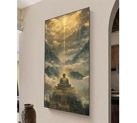 Diamond Painting Grandi Dimensioni 100x50cm, Fai da Te 5D Diamond Painting Budda Crystal Art Disegni con Perline da Attaccare, DIY Sogno Pittura Diamante Adulti kit per Decorazioni Casa, Regali 0R-777