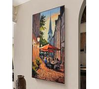 Diamond Painting Grandi Dimensioni 100x50cm,Fai da Te 5D Diamond Painting Città Crystal Art Disegni con Perline da Attaccare,DIY Europa Pittura Diamante Adulti kit per Decorazioni Casa,Regali 0R-738