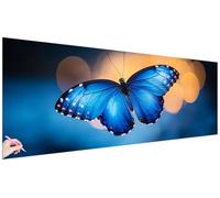 Diamond Painting Grandi Dimensioni 120x40cm Farfalla Diamond Painting Kit Completo 5D Diamantini Crystal Art Sogno Passatempo per Adulti Pittura Diamante per Regalo Donna Decorazioni Autunnali V-55