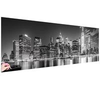 Diamond Painting Grandi Dimensioni 120x40cm New York Diamond Painting Kit Completo 5D Diamantini Crystal Art Città Passatempo per Adulti Pittura Diamante per Regalo Donna Decorazioni Autunnali W-48