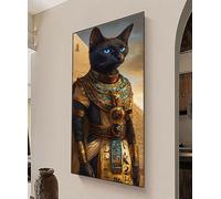 Diamond Painting Grandi Dimensioni 150x50cm,Fai da Te 5D Diamond Painting Astratto Diamantini Crystal Art Disegni con Perline da Attaccare,DIY Gatto Pittura Diamante Adulti per Decorazioni Casa 0R-744