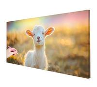 Diamond Painting Grandi Dimensioni 150x60cm Diamond Painting Animali Kit Completo, Diamantini Crystal Art Passatempo per Adulti, DIY Pittura Diamante Pecora Quadri con Perline per Regalo Donna I-82