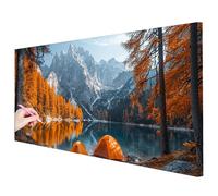 Diamond Painting Grandi Dimensioni 150x60cm Diamond Painting Paesaggi Kit Completo, Diamantini Crystal Art Passatempo per Adulti, DIY Pittura Diamante Autunno Quadri con Perline per Regalo Donna K-74