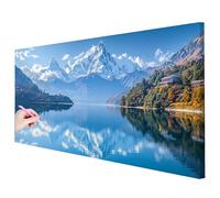 Diamond Painting Grandi Dimensioni 150x60cm Diamond Painting Paesaggi Kit Completo, Diamantini Crystal Art Passatempo per Adulti, DIY Pittura Diamante Natura Quadri con Perline per Regalo Donna J-85