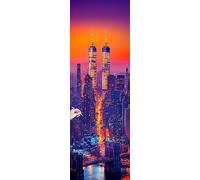 Diamond Painting Grandi Dimensioni 240x80cm Tramonto Diamond Painting Kit Completo 5D Diamantini Crystal Art Città Passatempo per Adulti Pittura Diamante per Regalo Donna Decorazioni Autunnali Y-24