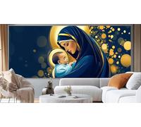 Diamond Painting Grandi Dimensioni 300 x 100 cm, Diamond Painting Vergine Maria Pittura Diamante Hobby Creativi Adulti, DIY Ricamo a Punto Croce Crystal Art, Decorazione per Casa Parete Angelo mm726
