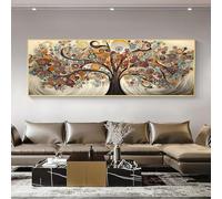 Diamond Painting Grandi Dimensioni,5D DIY Diamond Painting Albero Della Vita kit,Hobby Creativi Adulti Kit Mosaico,Quadri con Perline Punto Croce,Painting by Numbers,Decorare le Pareti,80x240cm A178