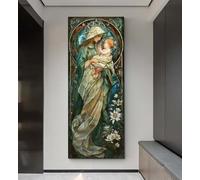 Diamond Painting Grandi Dimensioni,5D DIY Diamond Painting Santa Madre Santa Crystal Art,Diamond Painting Kit Completo Adulti,Ricamo A Punto Croce Pittura Di Diamanti,Decorare le Pareti 30x60cm q31