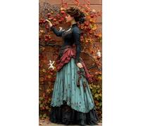 Diamond Painting Grandi Dimensioni Donna, Diamond Painting Kit Completo Albero, Passatempo per Adulti 5D Pittura Diamante Quadri Con Perline, Bambini per la Decorazione Ambienti 80x160 cm c-778