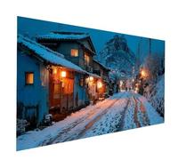Diamond Painting Inverno Diamond Painting by Numbers 70 x 140 cm, Fai Da Te Kit Punto Croce Pittura Diamante Giappone, 5D Diamantini Crystal Art Dipingere Con I Numeri per Decorazioni Casa JXL-9876