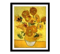 Diamond Painting Kit 5D Girasoli di Van Gogh,Pittura Diamante Kit Bambini Adulti Fai Da Te Strass Ricamo Punto Croce Diamond Arts Craft per la Decorazione Della Parete di Casa Square Drill,90x110cm