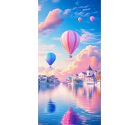 Diamond Painting Kit, 5D Pallone caldo sogno Pittura Diamante per Adulti, DIY Diamante Crystal Art Completo, Ricamo a Punto Croce Artigianale, Decorazione Della Casa, Passatempo Bambini 70x90cm G679