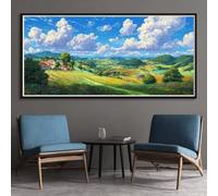 Diamond Painting Kit Completo, 5D Paesaggio Naturale Diamond Painting Grandi Dimensioni 80x200cm, Kit per Pittura Diamante Fattoria Strass Ricamo a Punto Croce per Decorazione Della Casa (RD80)