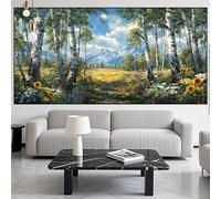 Diamond Painting Kit Completo Albero Pittura Diamante Adulti Foresta Diamantini Crystal Art Bambini,Pittura Diamante Puzzle Strass Ricamo a Punto Croce Painting Adulti per Decor Regalo 60x180cm LK-471