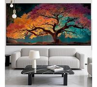 Diamond Painting Kit Completo Albero Pittura Diamante Adulti Paesaggio Diamantini Crystal Art Bambini,Pittura Diamante Puzzle Strass Ricamo a Punto Croce Painting Adulti,Regalo 80x160cm LK-470