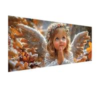 Diamond Painting Kit Completo Angelo Diamond Painting Adulti Grandi Dimensioni 125x50 cm, 5D Pittura a Diamante Ragazza DIY Quadrato Crystal Ricamo Punto Croce Art per Decorazioni Casa Regalo Z0-459