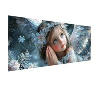 Diamond Painting Kit Completo Angelo Diamond Painting Adulti Grandi Dimensioni 125x50 cm, 5D Pittura a Diamante Ragazza DIY Quadrato Crystal Ricamo Punto Croce Art per Decorazioni Casa Regalo Z0-407
