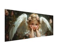 Diamond Painting Kit Completo Angelo Diamond Painting Adulti Grandi Dimensioni 125x50 cm, 5D Pittura a Diamante Ragazza DIY Quadrato Crystal Ricamo Punto Croce Art per Decorazioni Casa Regalo Z0-411