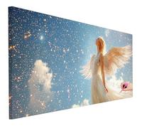 Diamond Painting Kit Completo Angelo Diamond Painting Grandi Dimensioni 130x50cm DIY Pittura Diamante Sogno Passatempo per Adulti, Quadri con Perline Diamantini Crystal Art per Home Decor Regalo C-55