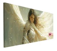 Diamond Painting Kit Completo Angelo Diamond Painting Grandi Dimensioni 130x50cm DIY Pittura Diamante Retrò Passatempo per Adulti, Quadri con Perline Diamantini Crystal Art per Home Decor Regalo B-06