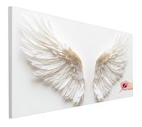 Diamond Painting Kit Completo Angelo Diamond Painting Grandi Dimensioni 130x50cm DIY Pittura Diamante Ala Passatempo per Adulti, Quadri con Perline Diamantini Crystal Art per Home Decor Regalo B-72