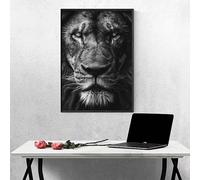 Diamond Painting Kit Completo Animale Diamond Painting Adulti Leone DIY Pittura Diamante Quadri Con Perline, Pittura Diamante Adulti Strass Kit Punto Croce, Decorazione, Regalo 30x40cm PJY7 H-0