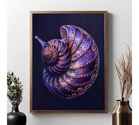 Diamond Painting Kit Completo Animale Diamond Painting Adulti Lumache 5D DIY Pittura Diamante, Strass Ricamo a Punto Croce Pittura Kit Crystal Art per Decorazione, Regalo Donne 40x50cm JPF U-B