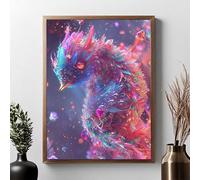 Diamond Painting Kit Completo Animale Diamond Painting Adulti Uccello 5D DIY Pittura Diamante, Strass Ricamo a Punto Croce Pittura Kit Crystal Art per Decorazione, Regalo Donne 80x100 cm JPF 0-4