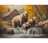 Diamond Painting Kit Completo Animale Diamond Painting Autunno, 5D Diamantini Crystal Art Bambini Pittura Diamante, Fai da Te Strass Ricamo a Punto Croce per Casa Decorazioni Parete 20x30 cm O4-1171