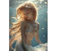 Diamond Painting Kit Completo Bellezza Diamond Painting Paesaggio Pittura Diamante Adulti DIY 5D Puzzle Diamond Art, Full Drill Diamond Crystal Art Decorazione Parete, Regalo Donna 30 x 40 cm A-1015