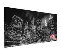 Diamond Painting Kit Completo Città, Diamond Painting Grandi Dimensioni 100x50cm, DIY Quadri Con Perline Diamantini Crystal Art Kit, 5D Pittura Diamante Adulti New York per Regalo Donna Decor -1393