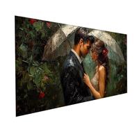 Diamond Painting Kit Completo Coppia, Diamond Painting Grandi Dimensioni 120x60cm Diamante Dipingere con i Numeri Adulti Paesaggio, Strass Quadri da Dipingere Numerati per Decorazioni Casa Model-13541
