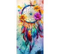 Diamond Painting Kit Completo, DIY Diamond Painting Adulti Grandi Dimensioni, 5D Quadrato Pittura Diamante Cacciatore di sogni Crystal Punto Croce Artigianale per Decorazione Murale 30x60cm, P10499