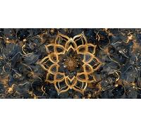 Diamond Painting Kit Completo, DIY Diamond Painting Adulti Grandi Dimensioni, 5D Rotondo Pittura Diamante Mandala giallo Crystal Punto Croce Artigianale per Decor Della Parete di Casa 30x60cm, P3606