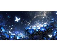 Diamond Painting Kit Completo farfalla 5D DIY Diamond Painting Bambini cesto di fiori Kit Pittura Diamante Grandi Dimensioni, Set Regalo Donna, Oggetti Decorativi per la Casa, 40x80cm s-141