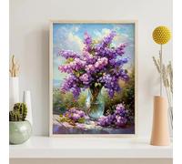 Diamond Painting Kit Completo Fiori Diamond Painting Adulti Foglie Diamantini Crystal Art, 5D DIY Pittura Diamante Strass Ricamo a Punto Croce Pittura Kit per Decorazione Casa 50x65 cm PjY8007 P-7