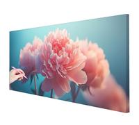 Diamond Painting Kit Completo Fiori Diamond Painting Grandi Dimensioni 150x60cm, 5D DIY Pittura Diamante Pianta Crystal Punto Croce Kit, Disegni con Perline da Attaccare per Decor Regalo Donna J-58