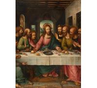 Diamond Painting Kit Completo L'Ultima Cena, 5D Diamond Painting Adulti Uomo, Disegni con Perline da Attaccare, Fai Da Te Pittura Diamante Ricamo a Punto Croce Kit per Decorazione Casa 40X50cm 1-5718