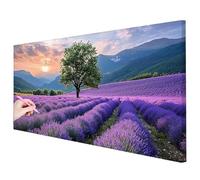 Diamond Painting Kit Completo Paesaggi Diamond Painting Grandi Dimensioni 250x100cm, 5D DIY Pittura Diamante Fiori Crystal Punto Croce Kit, Disegni con Perline da Attaccare per Decor Regalo Donna A-61