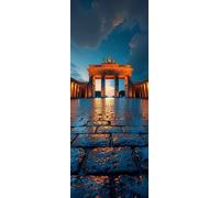 Diamond Painting Kit Completo Porta di Berlino, Diamond Painting Grandi Dimensioni 40 x 100 CM Diamante Dipingere con i Numeri Adulti Paesaggio, Strass Quadri da Dipingere Numerati, Regalo Model-19148