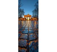 Diamond Painting Kit Completo Porta di Berlino, Diamond Painting Grandi Dimensioni 50 x 130 CM Diamante Dipingere con i Numeri Adulti Albero, Strass Quadri da Dipingere Numerati, Regalo Model-19142