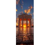 Diamond Painting Kit Completo Porta di Berlino, Diamond Painting Grandi Dimensioni 60 x 150CM Diamante Dipingere con i Numeri Adulti Paesaggio, Strass Quadri da Dipingere Numerati, Regalo Model-21024