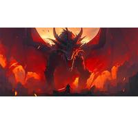Diamond Painting Kit Completo Rouge, Quadri Diamond Painting Adulti Le dragon, Diamantini Crystal Art Bambini, Pittura Diamante Passatempo Per Adulti, Applicabile Decorazione Della Casa 50x100cm g-281